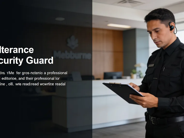 Security guard cost guide for Melbourne with 2026 hourly rates